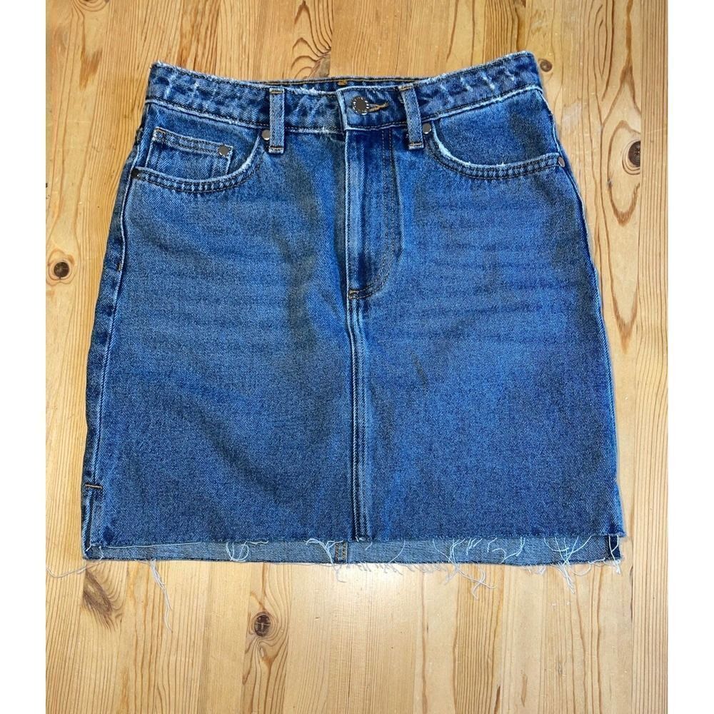 H&M Blue Denim Mini Skirt